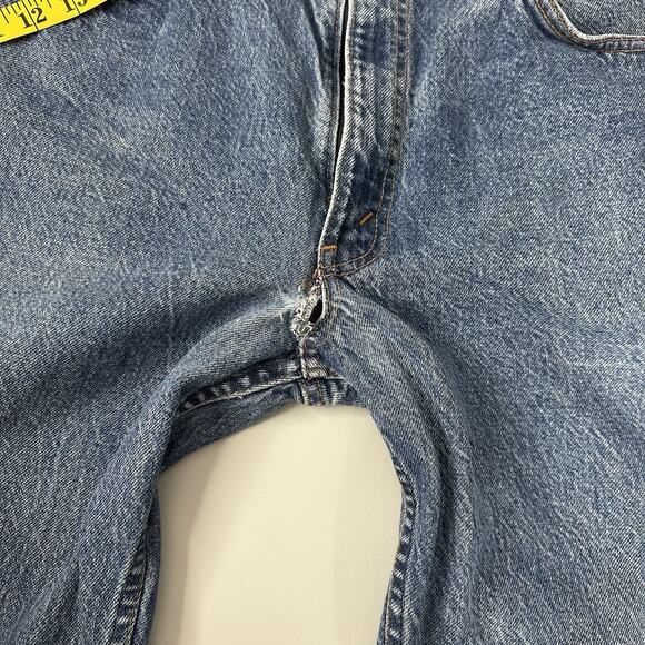 Vintage 70s Levis 517 Denim Jeans 36X30 Orange Tab Boot Cut - Picture 12 of 16